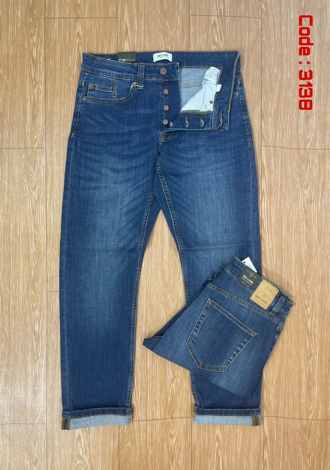 Premium Export Denim, Code : 3138