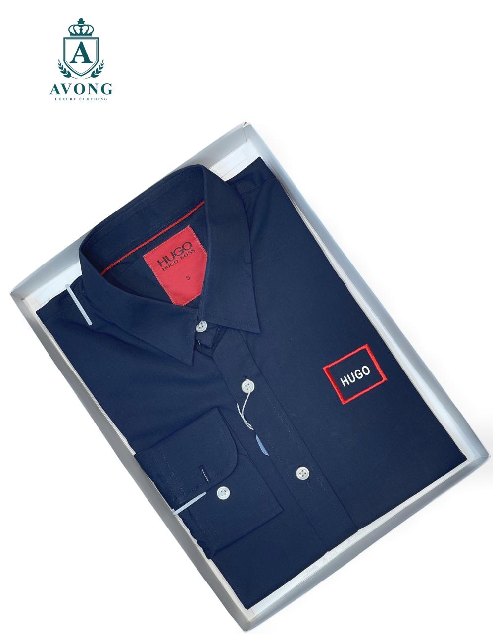 premium Hugo Solid Shirt